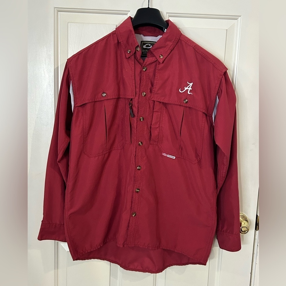 Drake Men’s Small Alabama Crimson Tide Long Sleeve Wingshooter